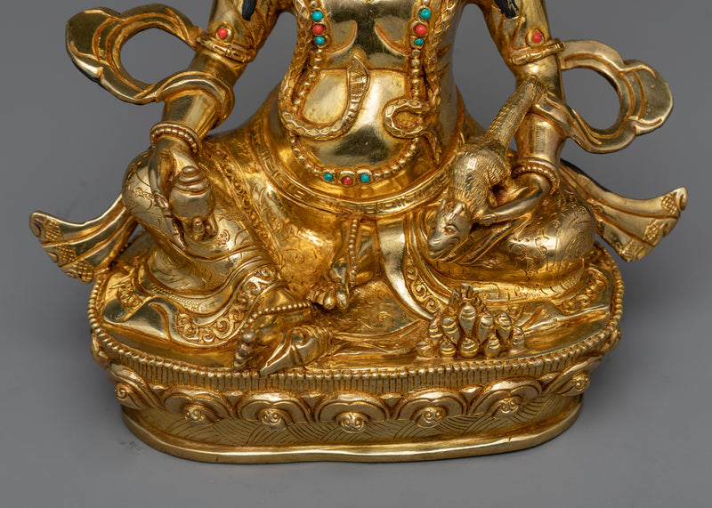 God of Fortune and Wealth, Dzambhala Statue | Symbol of Prosperity