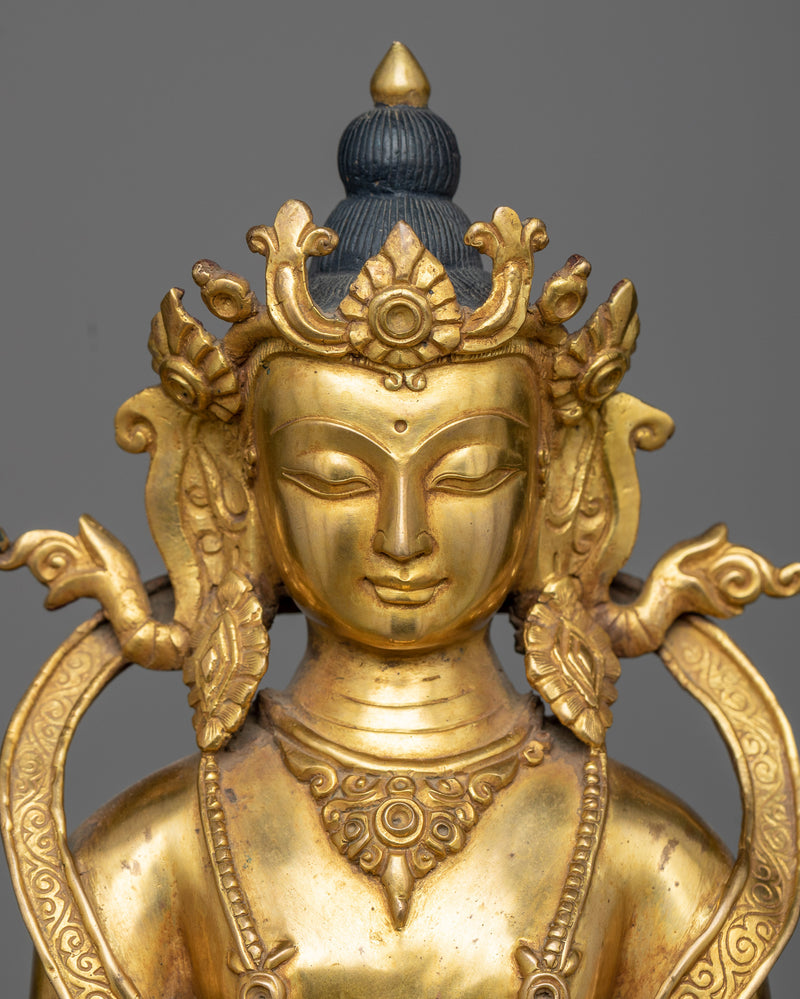 shakyamuni-buddha-seated upon a elephant 