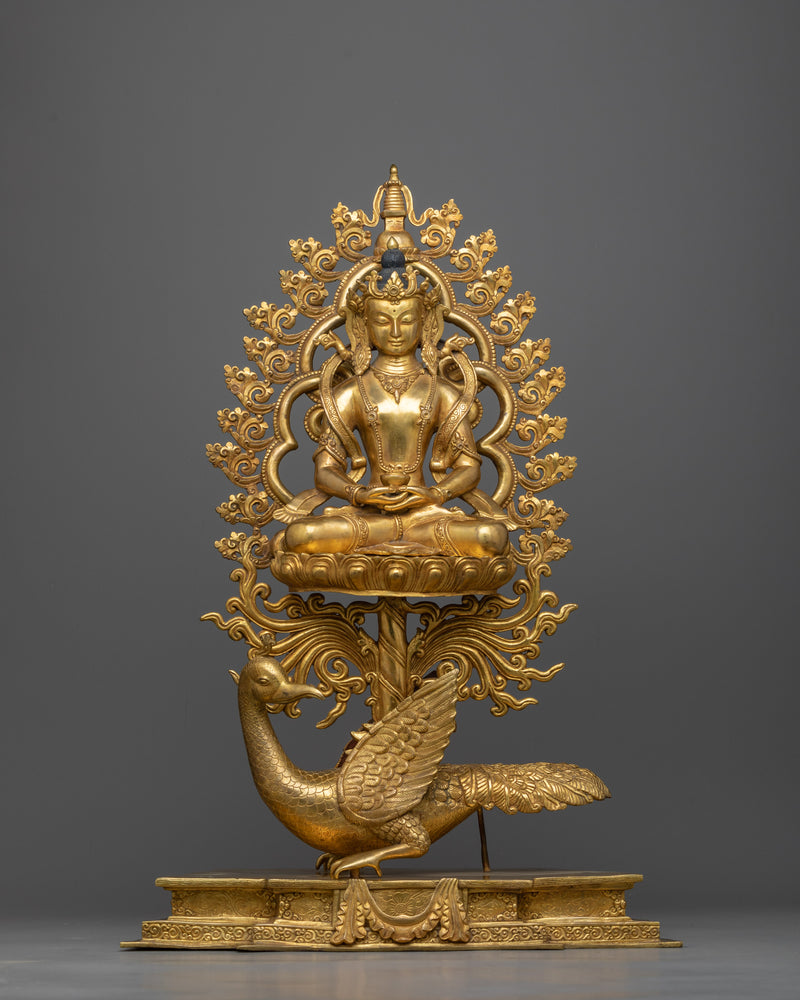 Five Dhyani Buddhas Set | Premium 24K Gold Gilded Assembly of Transcendental Wisdom