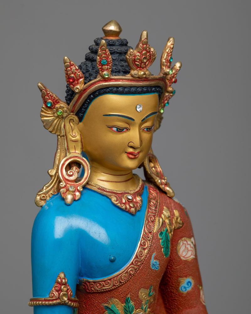 Shakyamuni Buddha Colorful Statue