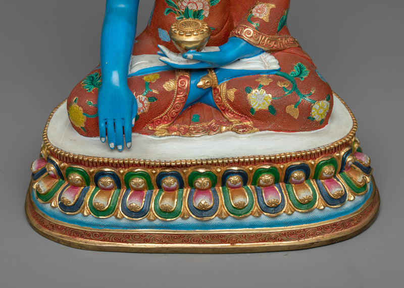 Shakyamuni Buddha Colorful Statue | Representation of the Enlightened One