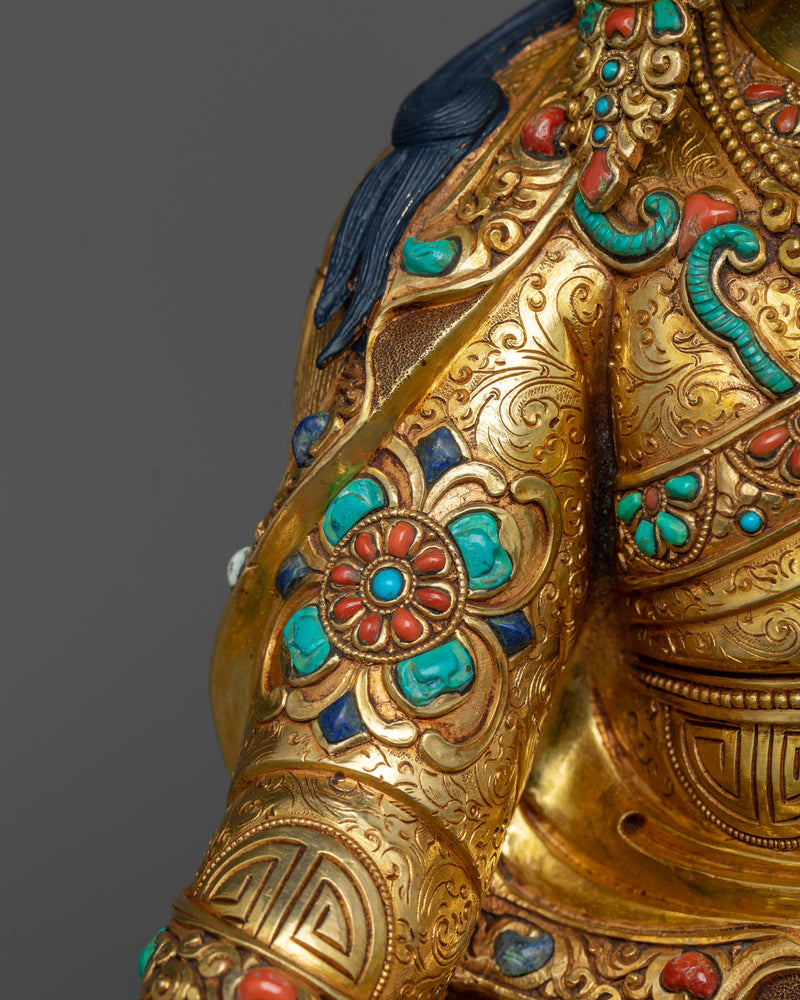 Padmasambhava Rinpoche Sculpture | Masterpiece of Vajrayana Iconography