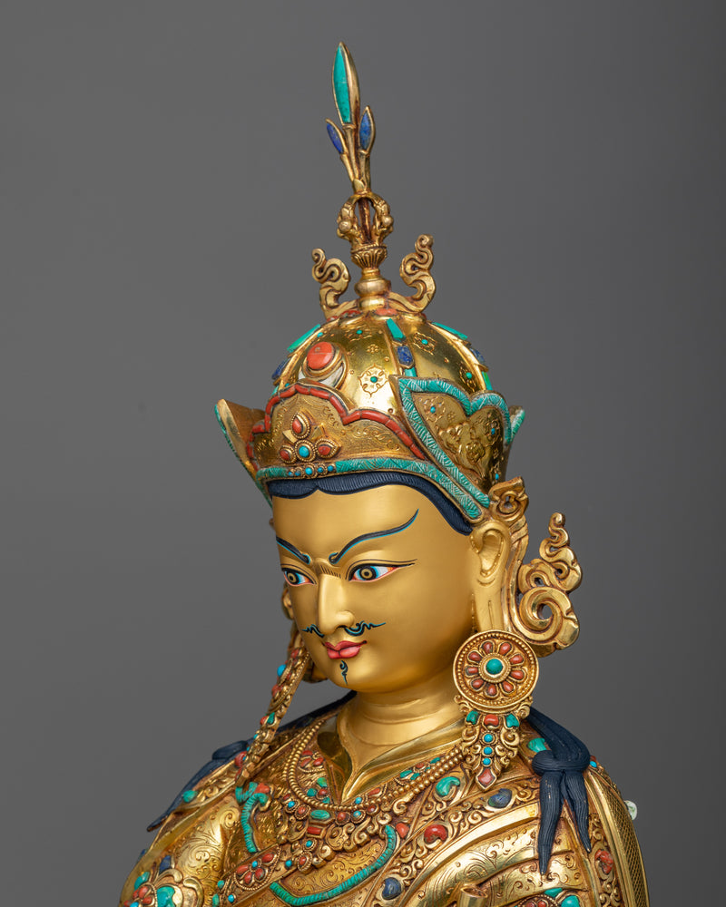 Padmasambhava Rinpoche Sculpture | Masterpiece of Vajrayana Iconography