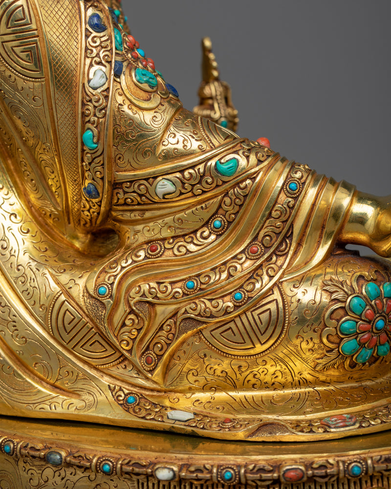 Padmasambhava Rinpoche Sculpture | Masterpiece of Vajrayana Iconography