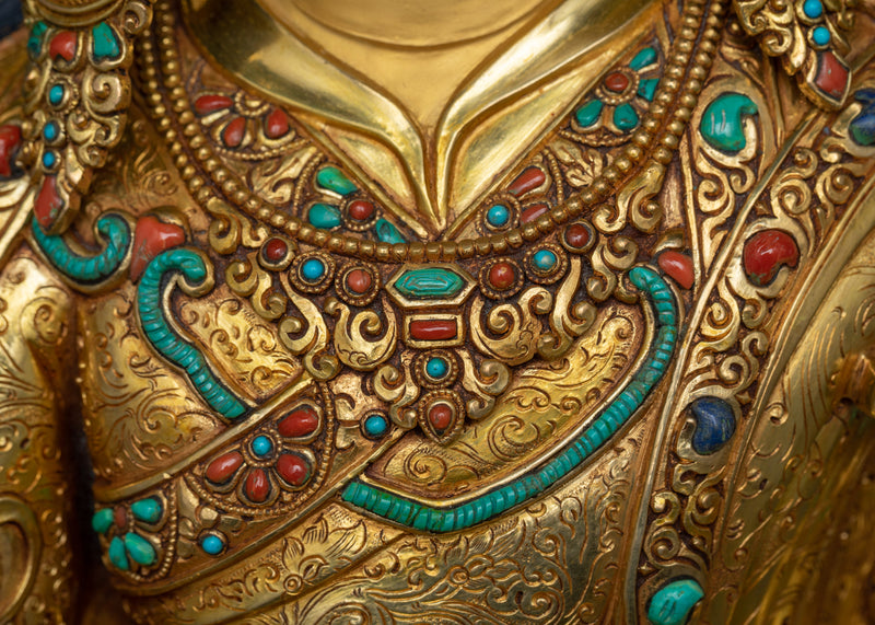 Padmasambhava Rinpoche Sculpture | Masterpiece of Vajrayana Iconography