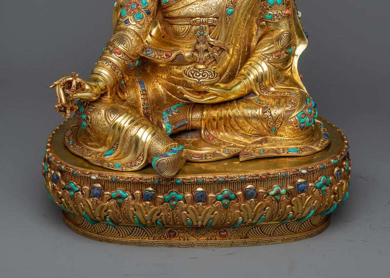 Padmasambhava Rinpoche Sculpture | Masterpiece of Vajrayana Iconography