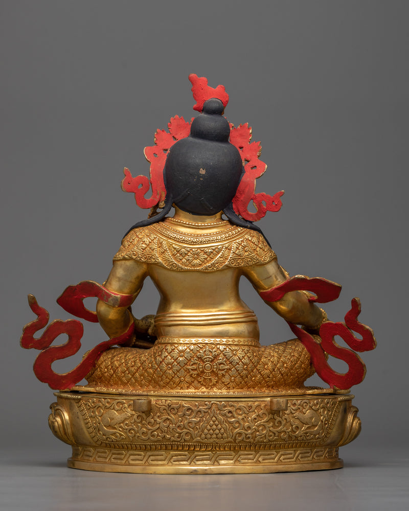 Buddhism Dzambhala "Wealth Deity" Statue | Embodiment of Prosperity