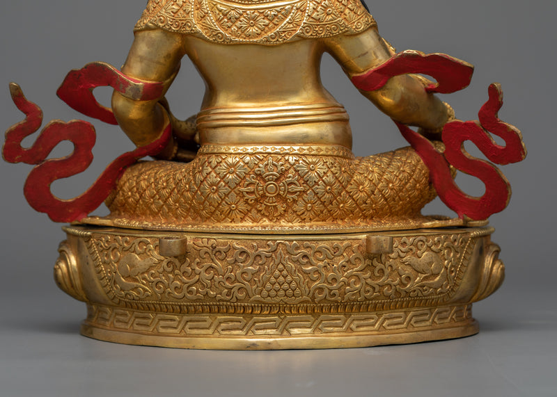 Buddhism Dzambhala "Wealth Deity" Statue | Embodiment of Prosperity