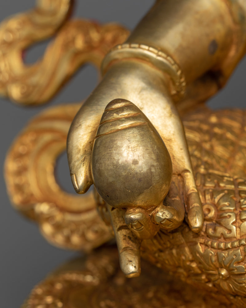 Buddhism Dzambhala "Wealth Deity" Statue | Embodiment of Prosperity