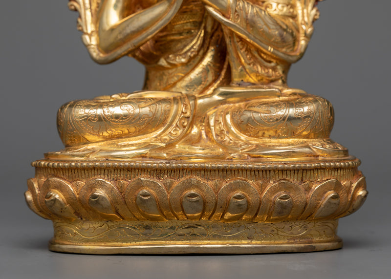 Tsongkhapa with Disciples Statue | Vision of Gelugpa Lineage