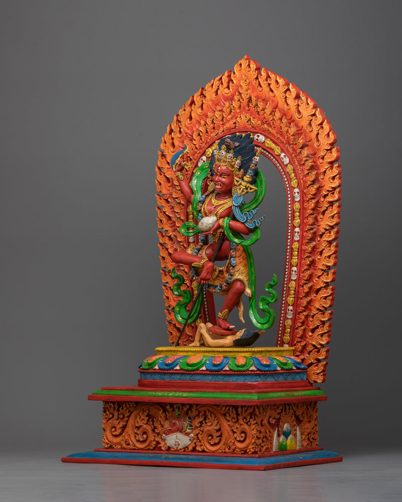 dorje-phagmo-hand-carved-wooden-statues