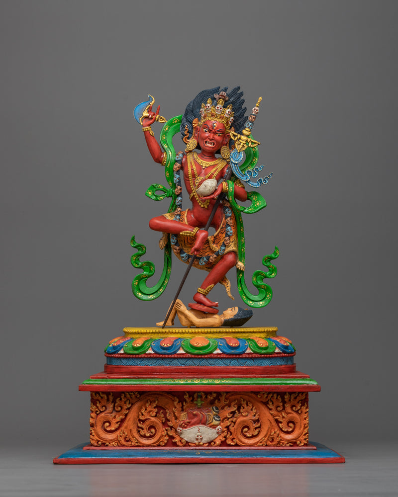 dorje-phagmo-hand-carved-wooden-statues