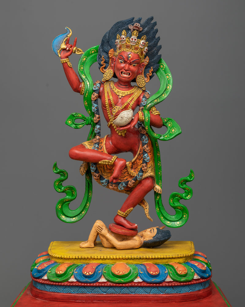 dorje-phagmo-hand-carved-wooden-statues