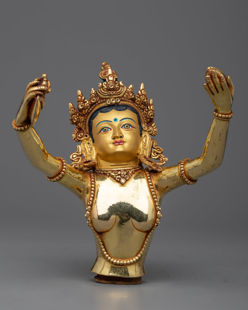 Dorje Chang with Consort Statue | 24K Gold Gilded Union of Ultimate Bliss