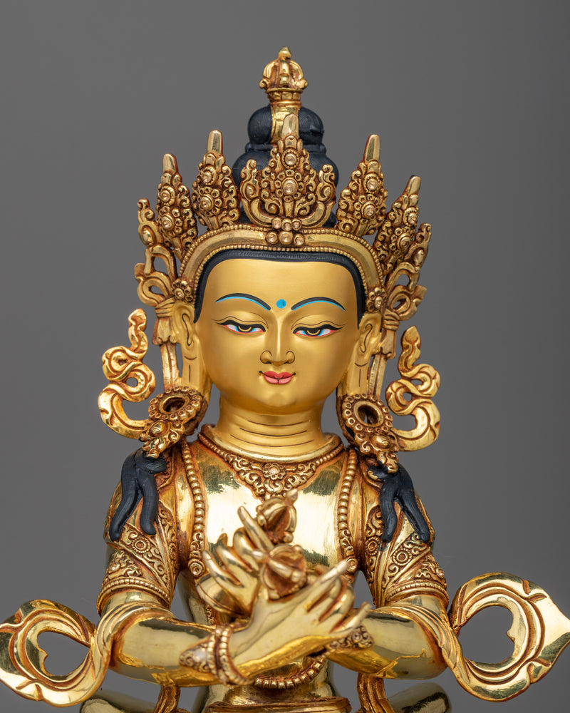 Dorje Chang with Consort Statue | 24K Gold Gilded Union of Ultimate Bliss