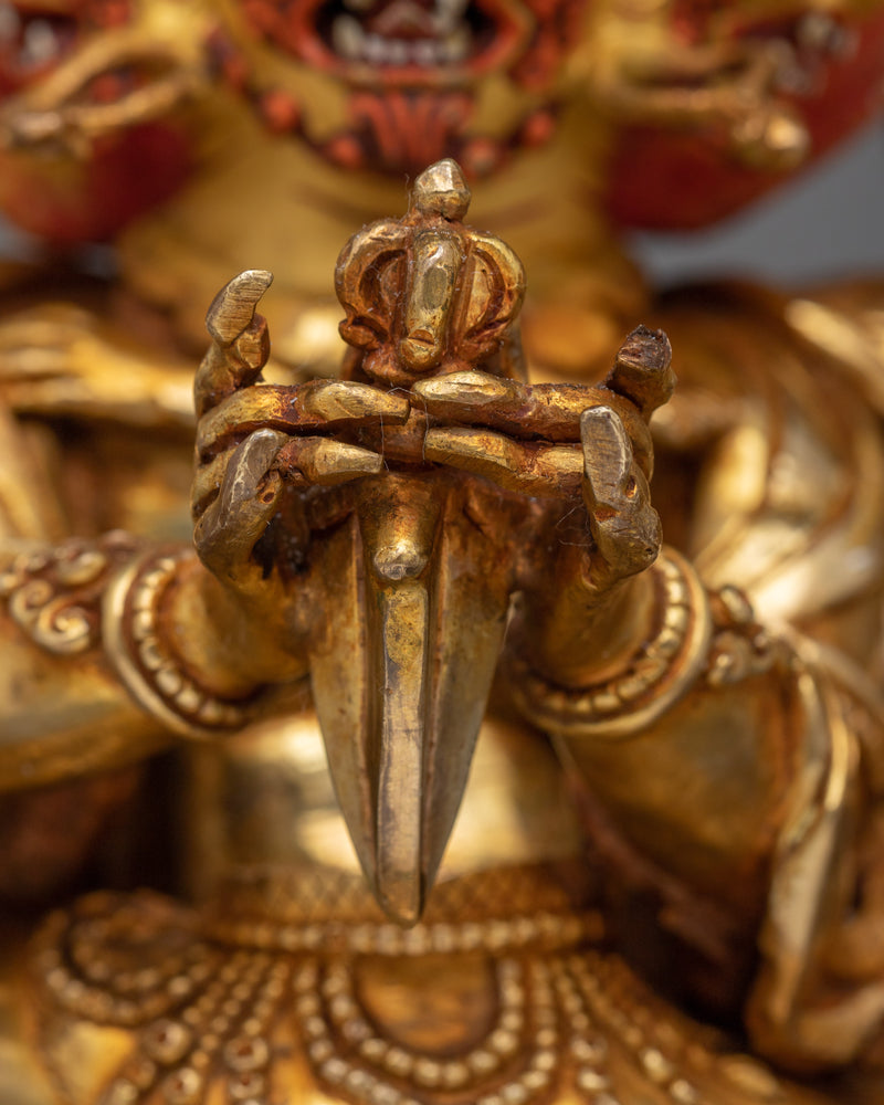 Vajrakilaya Sculpture for Shrine | Embodiment of Obstacle Removal