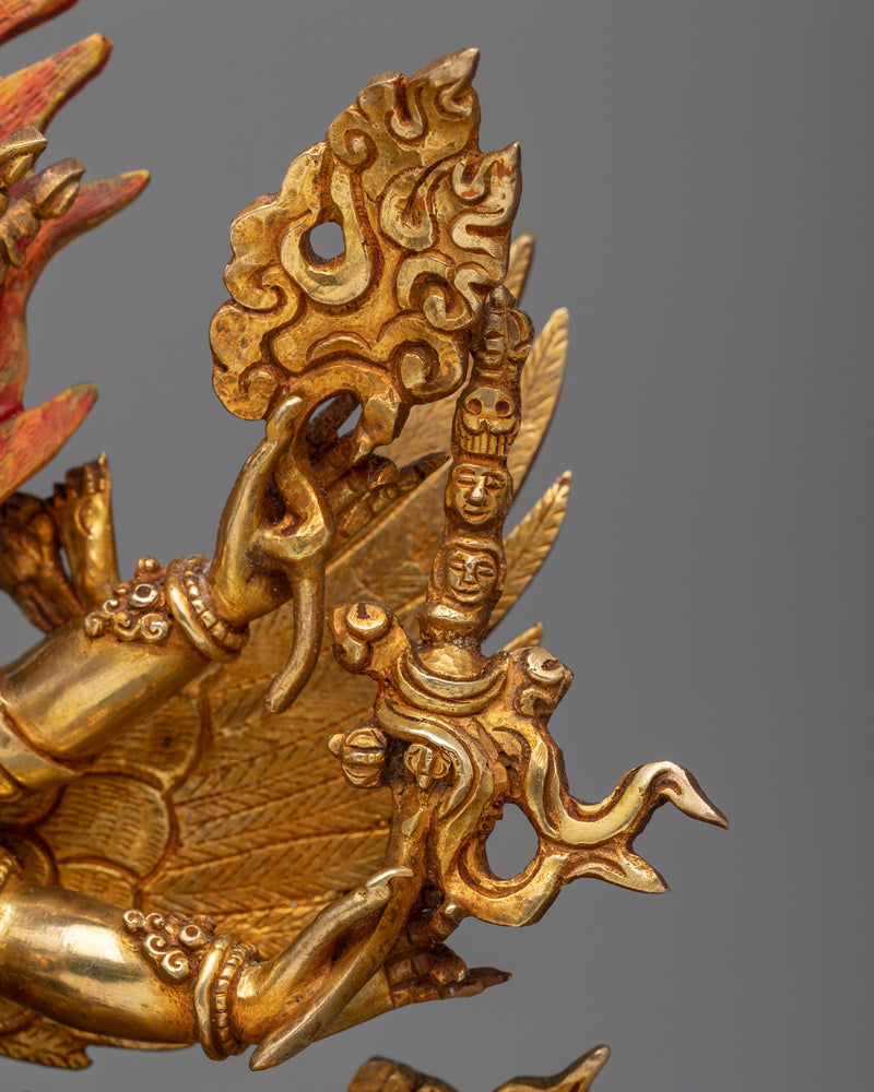 Vajrakilaya Sculpture for Shrine | Embodiment of Obstacle Removal