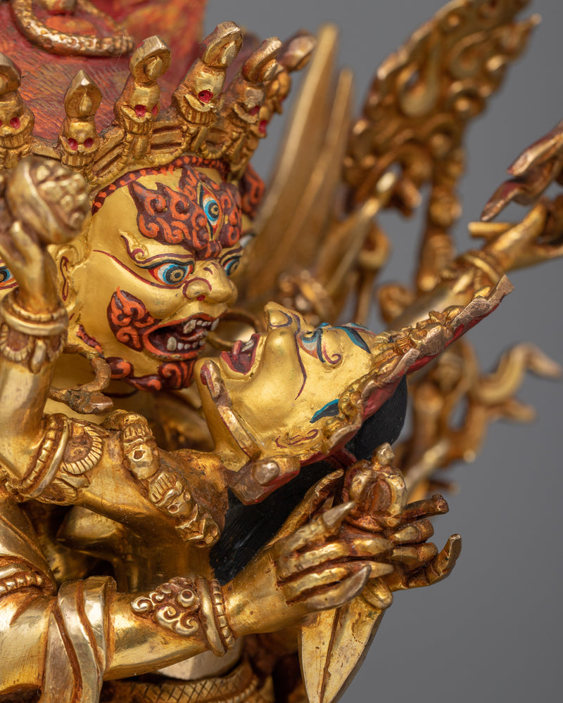 Vajrakilaya Sculpture for Shrine | Embodiment of Obstacle Removal