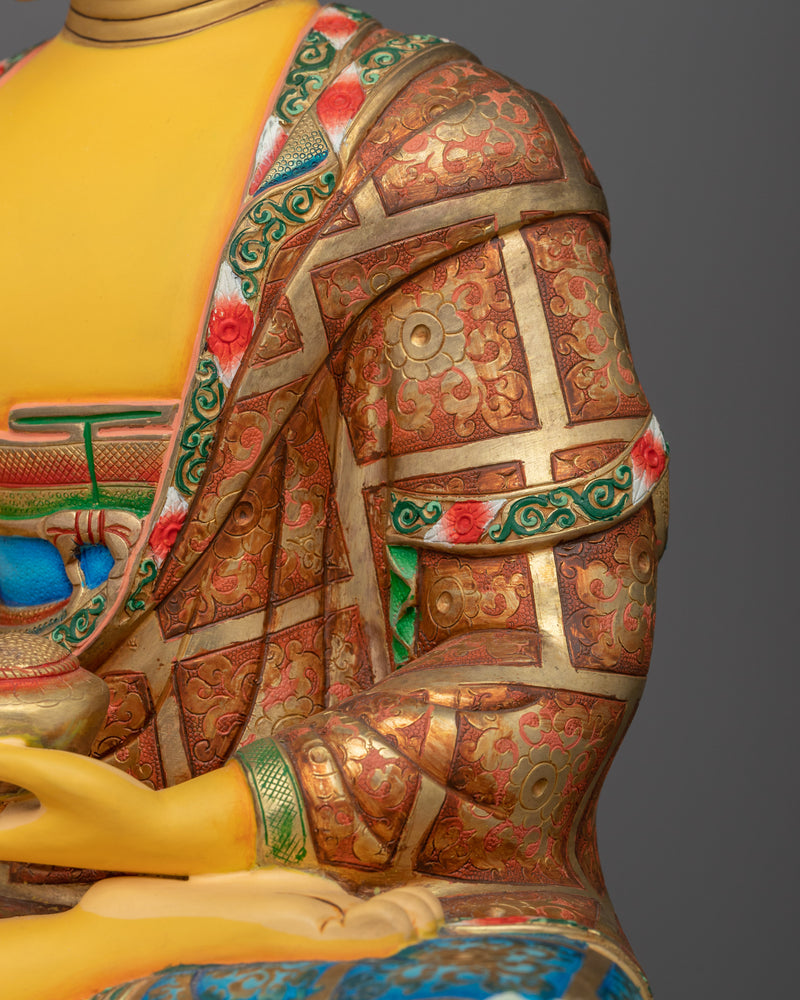 Shakyamuni Buddha Colorful Sculpture | Radiant Beacon of Inner Peace