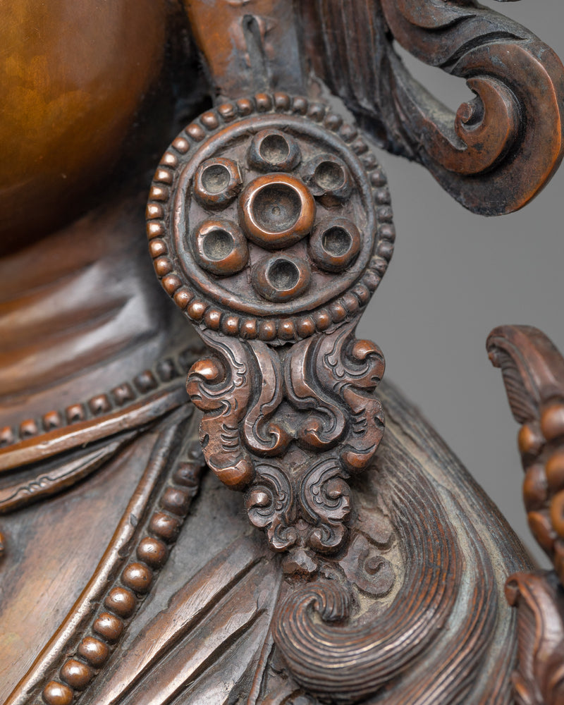 Mother Arya Green Tara Oxidized Statue | Essence of Compassion