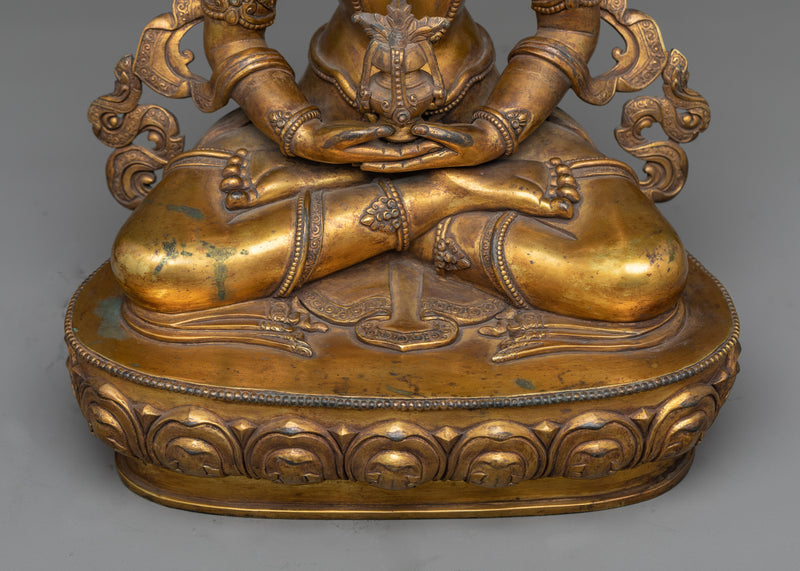 Amityus Antique Statue | A Timeless Symbol of Enlightenment and Grace"