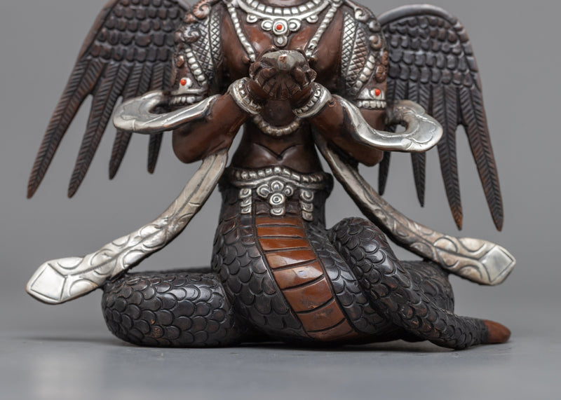 Enchanting Nag Kanya Sculpture | A Serpentine Grace