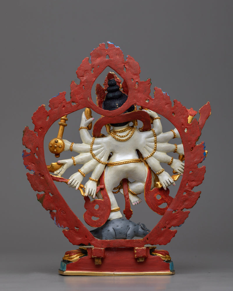 Lord Ganesha Statue Painted Sculpture | Divine Blessings from Ganesh