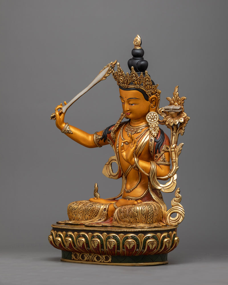 bodhisattva-manjushri-sculpture