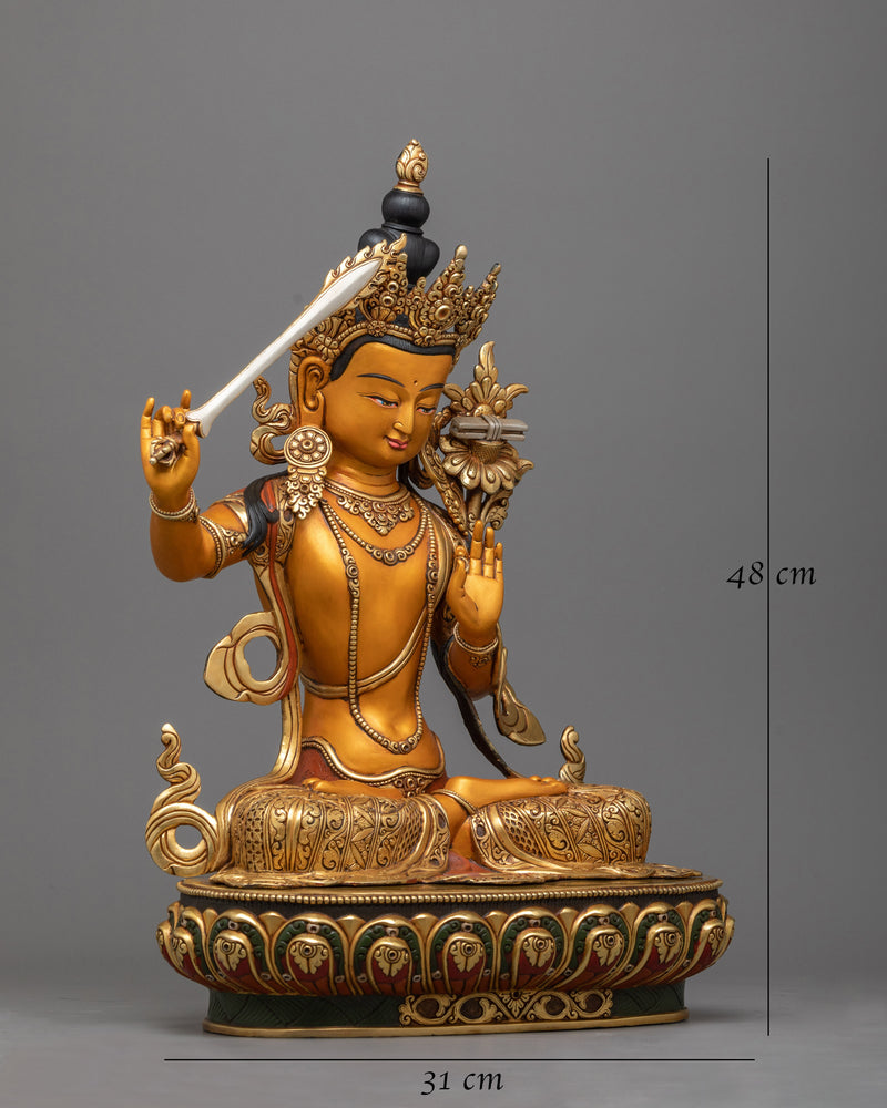 bodhisattva-manjushri-sculpture