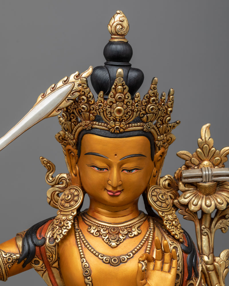 bodhisattva-manjushri-sculpture