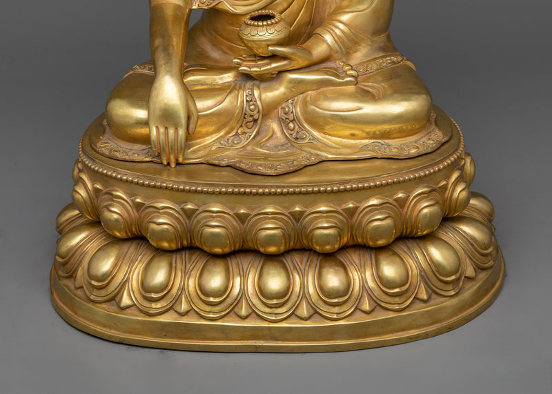 The Buddha Shakyamuni Statue | 24K Gold Gilded Essence of Enlightenment