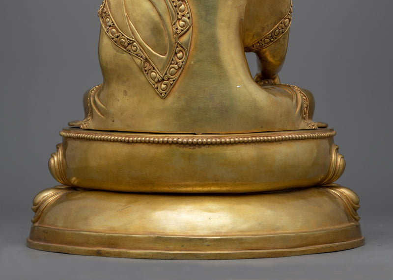 The Buddha Shakyamuni Statue | 24K Gold Gilded Essence of Enlightenment