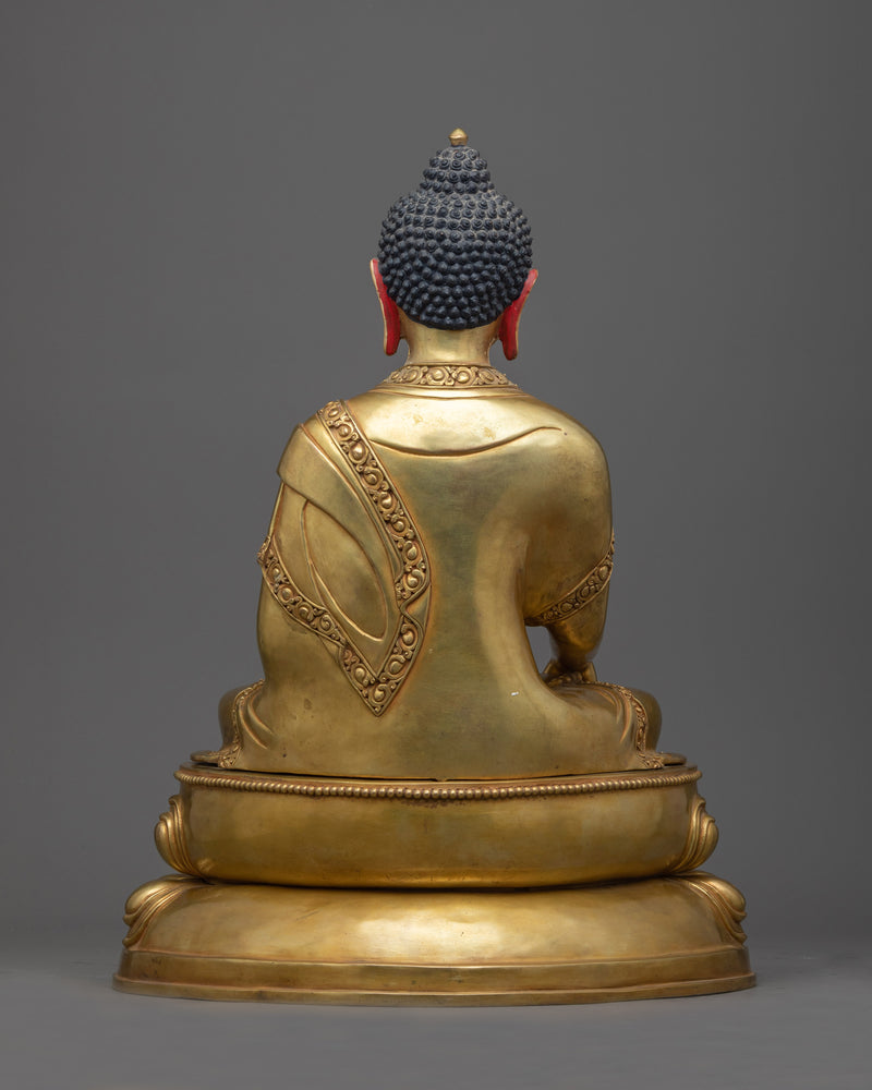 The Buddha Shakyamuni Statue | 24K Gold Gilded Essence of Enlightenment