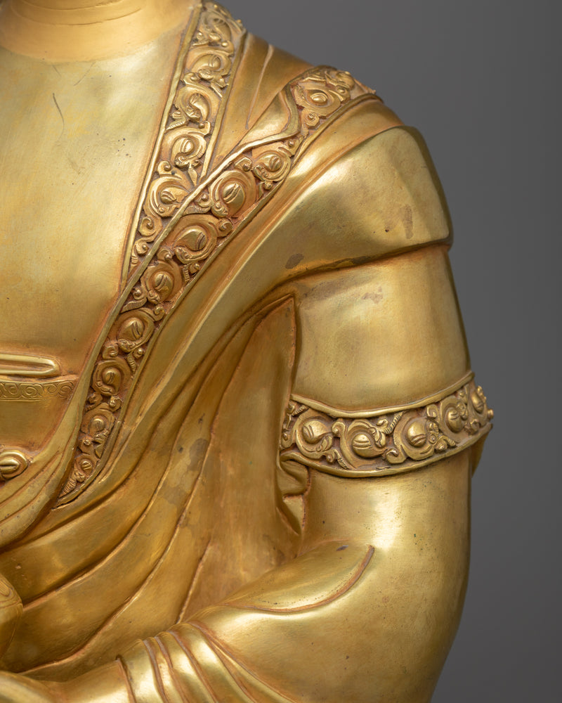 The Buddha Shakyamuni Statue | 24K Gold Gilded Essence of Enlightenment