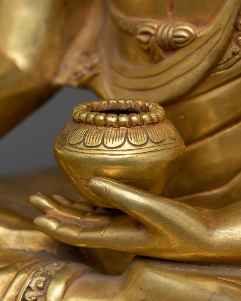 The Buddha Shakyamuni Statue | 24K Gold Gilded Essence of Enlightenment