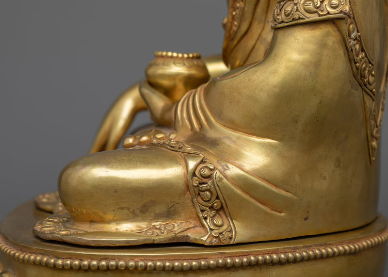 The Buddha Shakyamuni Statue | 24K Gold Gilded Essence of Enlightenment