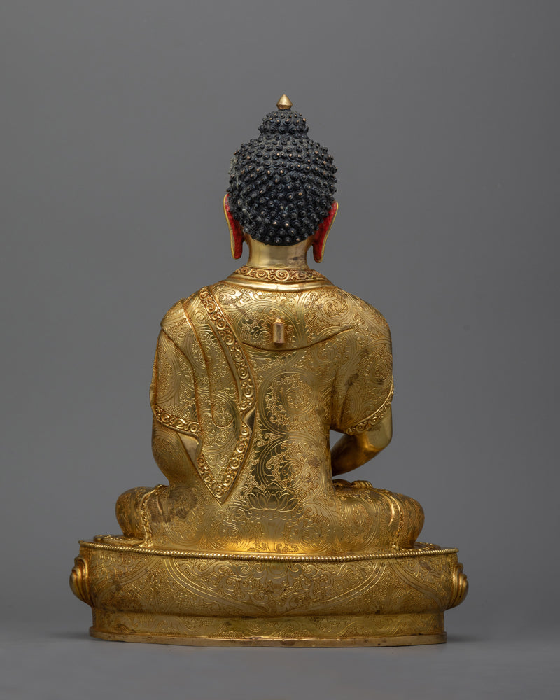 Sangay Amitabha: Infinite Light Buddha | 24K Gold Gilded Statue