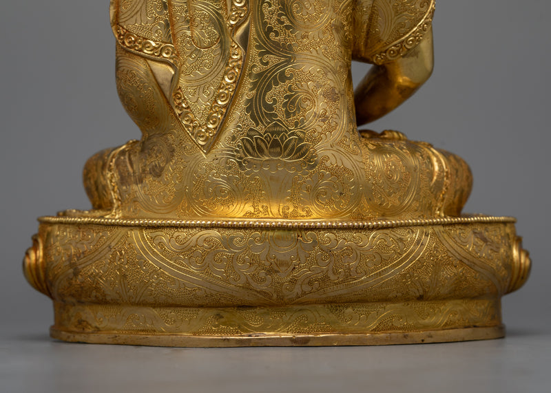 Sangay Amitabha: Infinite Light Buddha | 24K Gold Gilded Statue