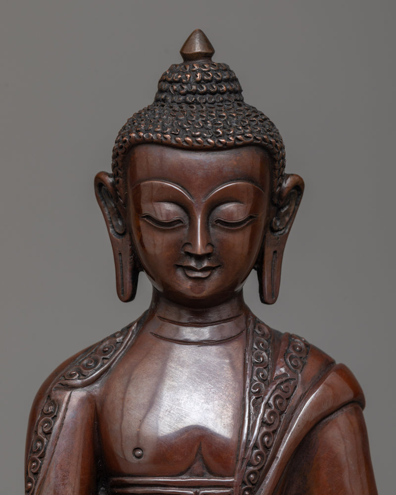 shakyamuni-buddha-oxidized sculpture