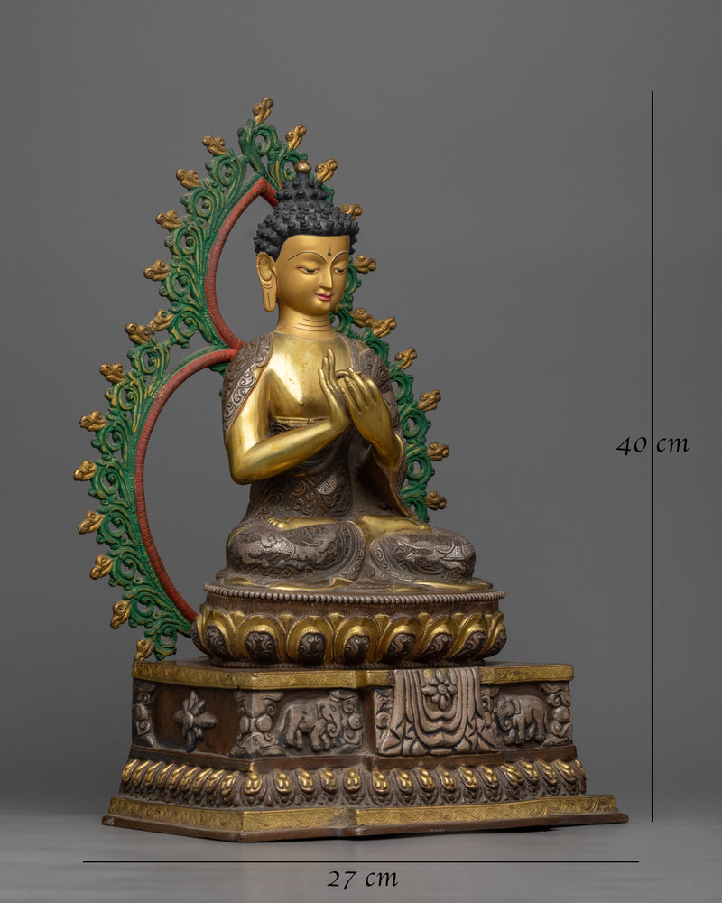 Buddha vairocana sculpture