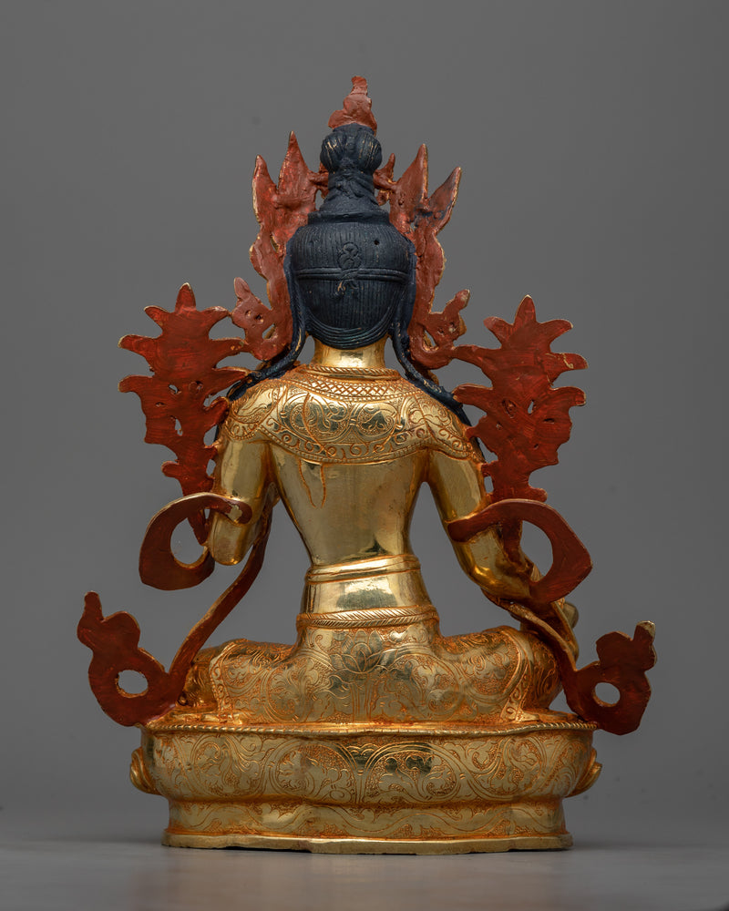 Green Tara Shrine Statue | Embodiment of Active Compassion