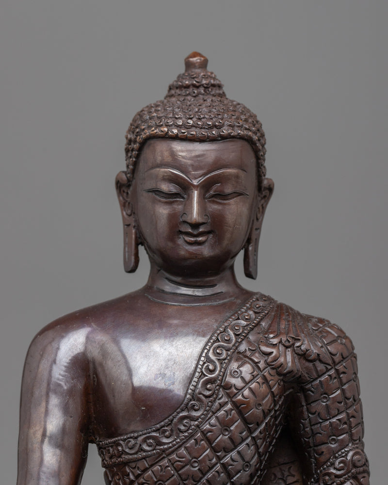 shakyamuni-buddha-chocolate-oxidized-statue