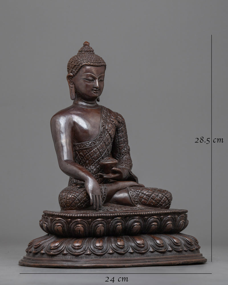 shakyamuni-buddha-chocolate-oxidized-statue