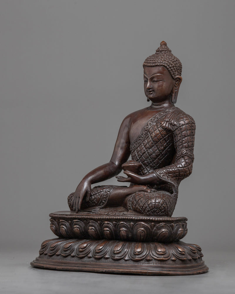 shakyamuni-buddha-chocolate-oxidized-statue