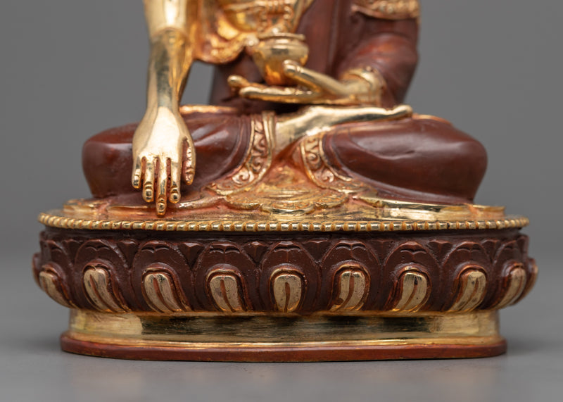 Shakyamuni Buddha: The Sage of Compassion | 24K Gold Gilded Shrine Statue