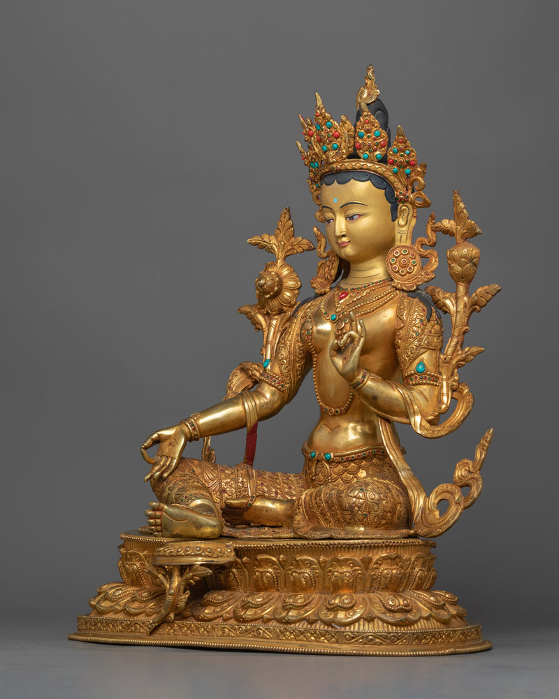 green-tara-bodhisattva-sculpture