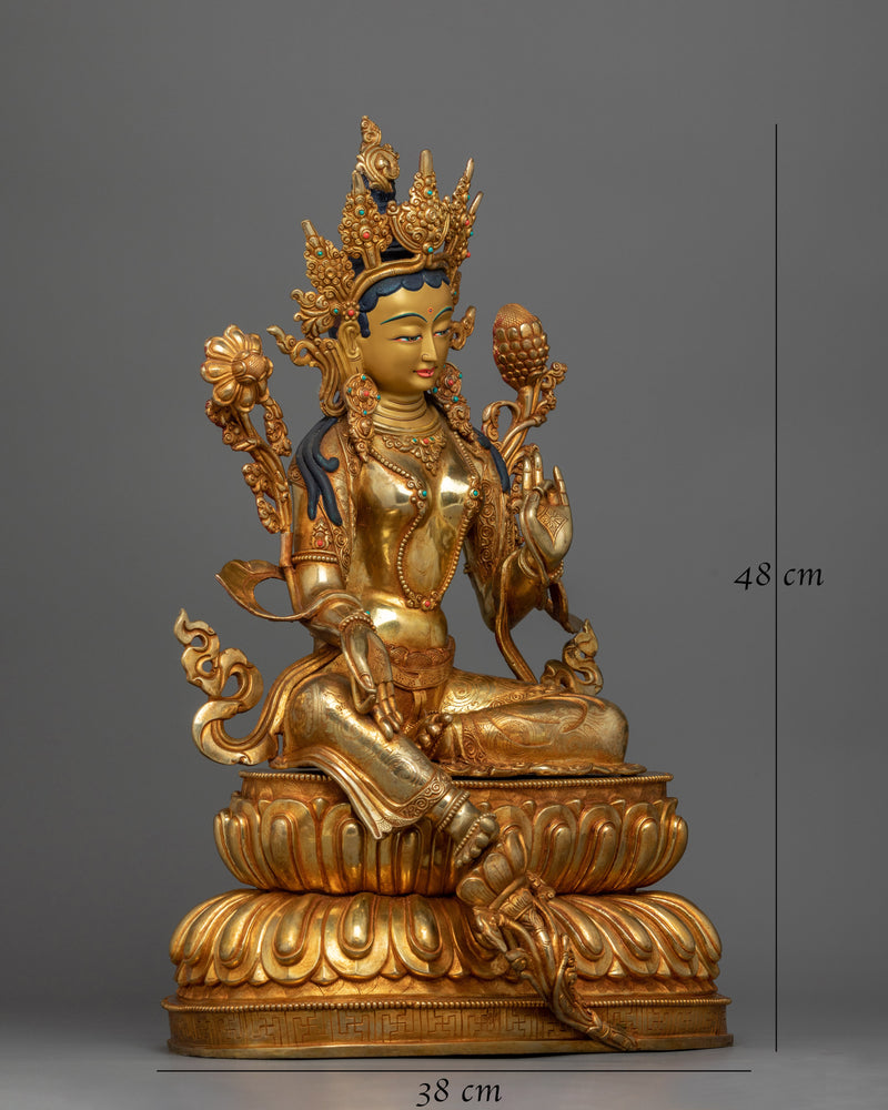 green-tara-bodhisattva deity 