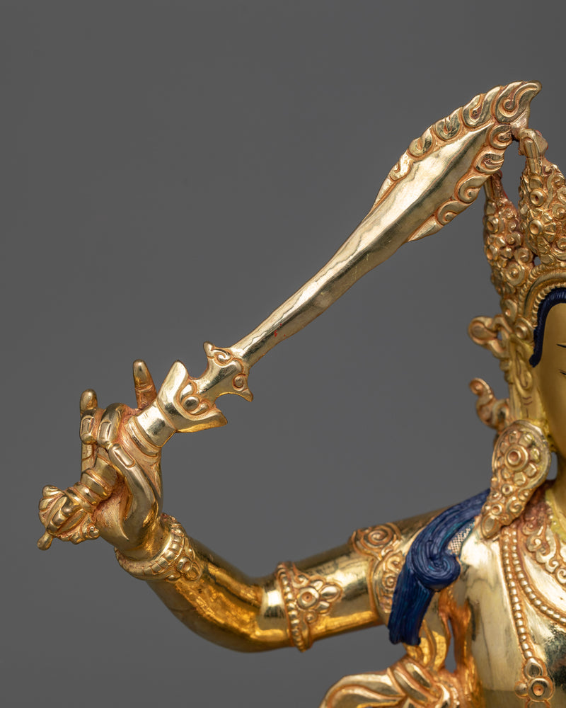 Spiritual Enlightenment with the Noble Manjushri Bodhisattva Statue | Embrace Divine Wisdom