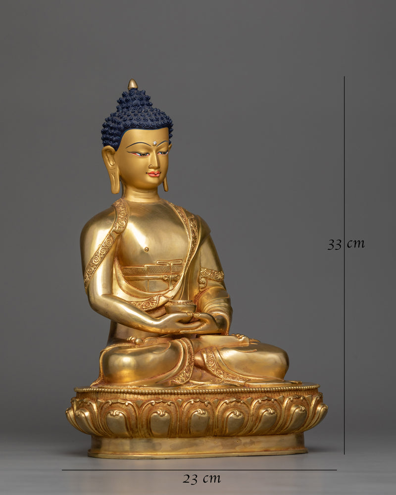 Discover Spiritual Harmony with the Tibetan Amitabha Buddha Statue | Find Inner Peace