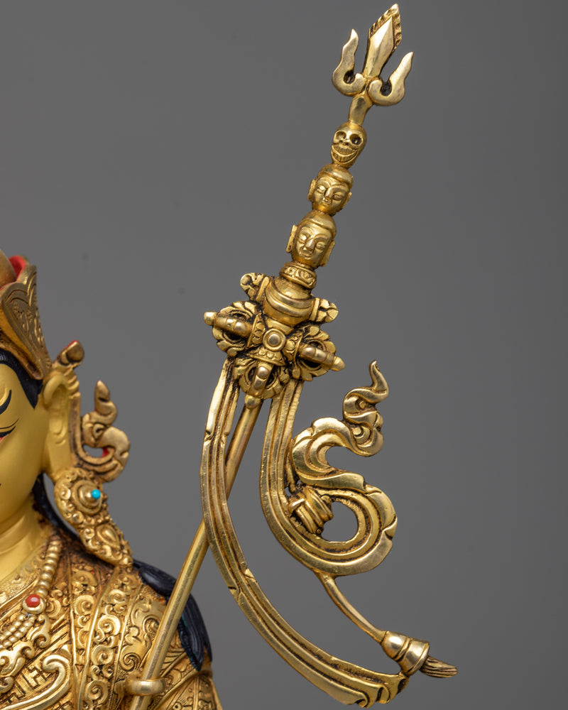 2nd Buddha Guru Rinpoche: The Tantric Master | 24K Gold Gilded Statue